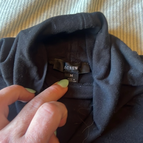 J. Crew Tissue Turtleneck in black - Picture 2 of 2
